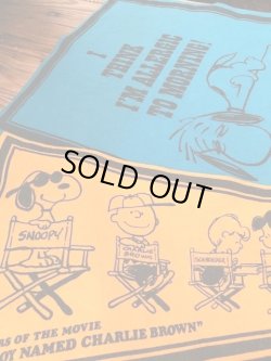画像11: PEANUTS VINTAGE "STARS OF THE MOVIE" FELT BANNER