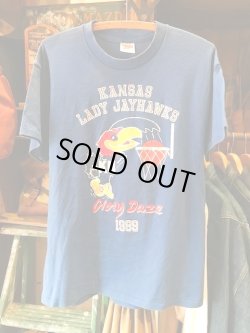 画像8: NIKE "MADE IN USA" 198９'S "KANSAS JAY HAWKS TEAM T-SHIRTS