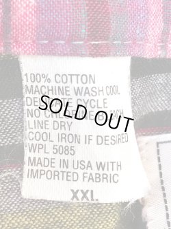 画像5: J.M.HOLLANDER "MADE IN USA" VINTAGE MADRAS.SHIRTS