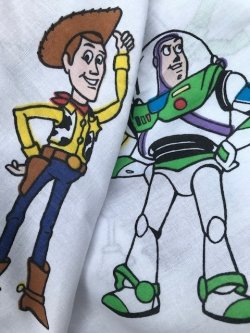 画像1: TOY STORY VINTAGE TWIN FLAT SHEETS