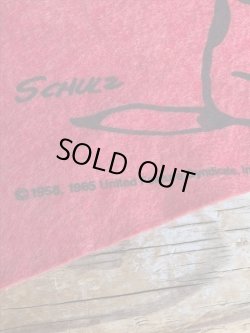 画像5: PEANUTS VINTAGE "SOMEBODY CARES" FELT BANNER