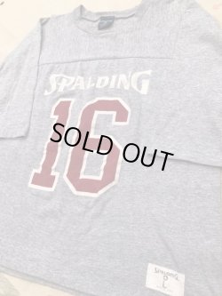 画像8: SPALDING "MADE IN USA" NUMBER#16 FOOTBALL T-SHIRTS