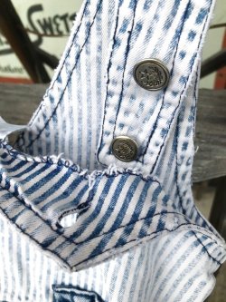 画像4: HICKORY×BLUE DENIM KIDS  VINTAGE OVERALL 