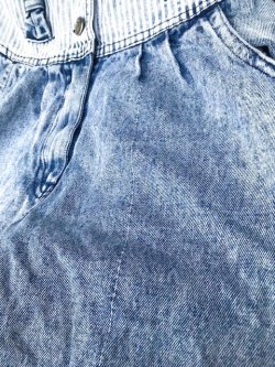 画像8: HICKORY×BLUE DENIM KIDS  VINTAGE OVERALL 