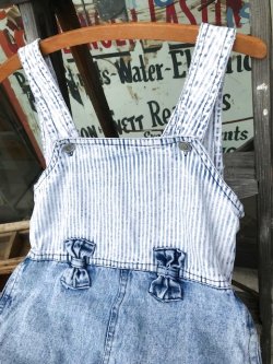 画像3: HICKORY×BLUE DENIM KIDS  VINTAGE OVERALL 