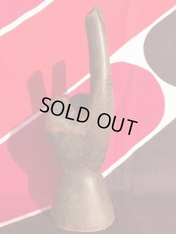 画像2: PEACE VINTAGE WOODEN SCULPTURE