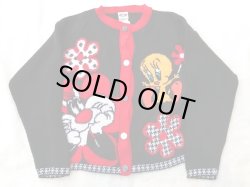 画像2: LOONEY TUNES  ”TWEETY♥SYLVESTER" KIDS VINTAGE KNIT CARDIGAN