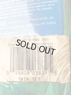 画像7: MONSTERS INC D.STOCK TWIN FLAT & FITTED SHEETS & PILLOW CASE SET