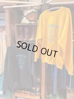 画像6: NAVAJO "MADE IN USA" 1980'S YELLOW SWEAT SHIRTS 