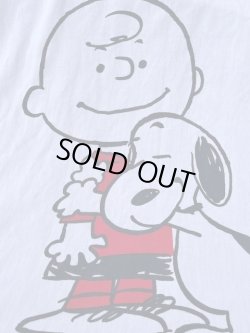 画像2: PEANUTS  1960'S " WE LOVE YOU!! CHARLIE BROWN!!!" FABRIC