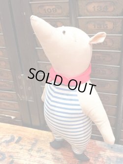 画像21: WINNIE THE POOH & PIGLET 1940'S AGNES BRUSH DOLL