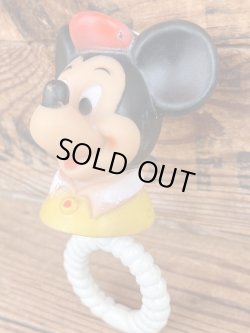 画像2: MICKEY MOUSE 1970'S RATTLE SQUEEZE FIGURE