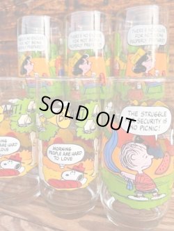 画像6: SNOOPY 1980'S "MORNING PEOPLE" CAMP SNOOPY COLLECTION GLASS #1
