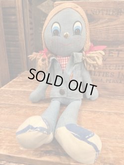 画像2: LEVI'S "BIG E" 1970'S BROWN HAIR”16" DENIM RAG DOLL