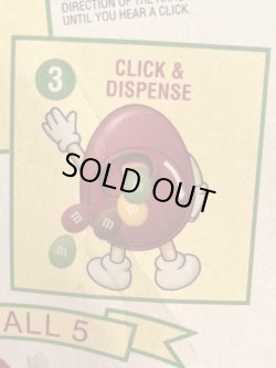 画像6: M&M'S 1991'S "RED" D.STOCK CANDY DISPENSER TOY 