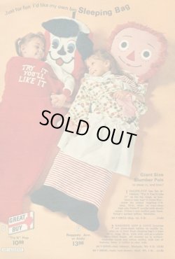 画像12: RAGGEDY ANDY "55" KNICKERBOCKER SLEEPING BAG DOLL