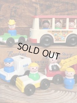 画像6: FISHER PRICE VINTAGE "GREEN" CAR ＋TOTS SET