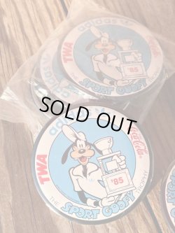 画像4: GOOFY "adidas×Coke×TWA" SPORT GOOFY TRPPHY 1985'S D.STOCK PIN BACK BUTTON