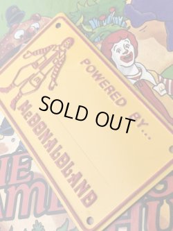 画像3: McDonald's 1970'S "BICYCLE METAL PLATE