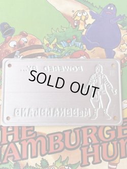 画像2: McDonald's 1970'S "BICYCLE METAL PLATE