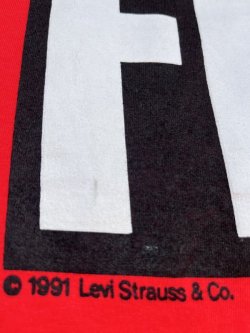 画像4: LEVI'S BUUTTON YOUR FLY 501 RED "MADE IN USA" D.STOCK T-SHIRTS #2