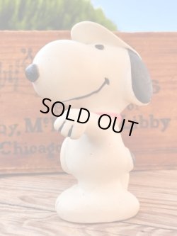 画像2: SNOOPY 1970'S "TENNIS PLAYER" BANK FIGURE