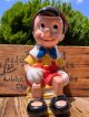PINOCCHIO "PLAY PAL" 197０'S  PLASTICE BANK FIGURE 