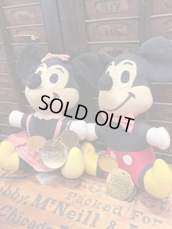 画像2: MICKEY MOUSE🏰MINNIE MOUSE VINTAGE PLUSH DOLL SET