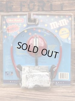 画像8: M&M'S "RADIO SHACK EXCLUSIVE" D.STOCK MINI RADIO＋HEADPHONES  
