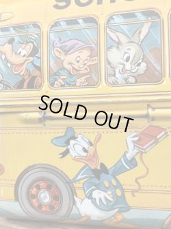 画像15: DISNEY "SCHOOL BUS" 1960'S LUNCH BOX WITH THERMOS