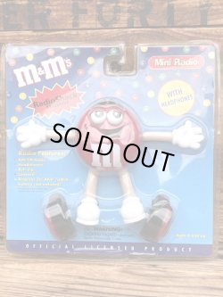 画像1: M&M'S "RADIO SHACK EXCLUSIVE" D.STOCK MINI RADIO＋HEADPHONES  
