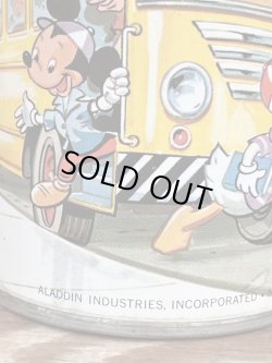 画像31: DISNEY "SCHOOL BUS" 1960'S LUNCH BOX WITH THERMOS