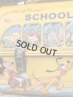 画像18: DISNEY "SCHOOL BUS" 1960'S LUNCH BOX WITH THERMOS