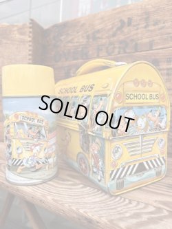 画像7: DISNEY "SCHOOL BUS" 1960'S LUNCH BOX WITH THERMOS