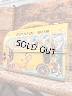 画像2: DISNEY "SCHOOL BUS" 1960'S LUNCH BOX WITH THERMOS