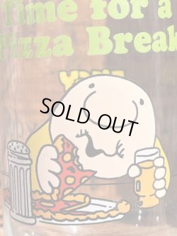 画像2: ZIGGY "TIME FOR PIZZA🍕" 1970'S PIZZA INN GLASS
