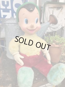 画像1: PINOCCHIO 1950'S GUND RUBBER FACE DOLL