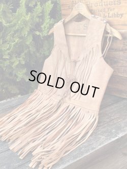 画像10: SUEDE "MADE IN MEXICO" VINTAGE FRINGE VEST