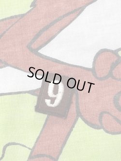 画像9: ROAD RUNNER & WILLE E COYOTE 1970'S "GREEN" TWIN FLAT SHEETS