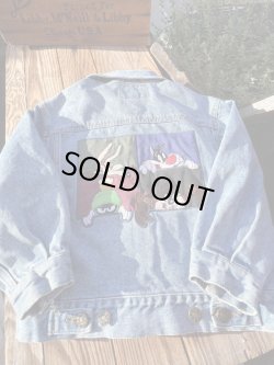 画像14: LOONEY TUNES "SIX FLAGS" KIDS 1990'S DENIM JACKET