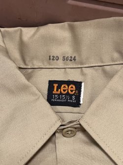 画像2: LEE 1970'S D.STOCK WORK SHIRTS
