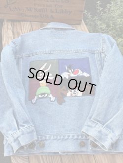 画像2: LOONEY TUNES "SIX FLAGS" KIDS 1990'S DENIM JACKET