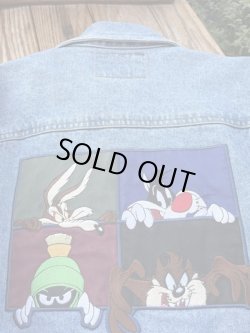 画像15: LOONEY TUNES "SIX FLAGS" KIDS 1990'S DENIM JACKET