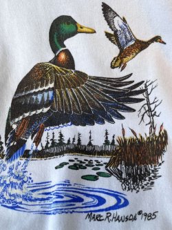画像2: MARC R. HANSON 1985'S DUCK SWEAT SHIRTS 