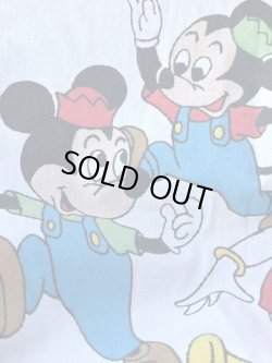 画像11: DISNEY VINTAGE "MICKEY MOUSE CLUB PARADE" TWIN FLAT SHEETS