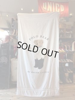 画像5: POLO BEAR "MADE IN USA" 1990'S  BEACH TOWEL