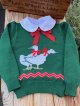 NANN KNITS MOTHER GOOSE KIDS VINTAGE SWEATER WITH ROUND COLLAR