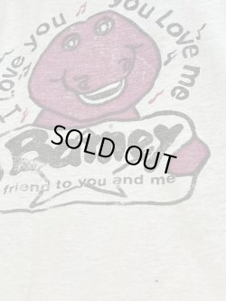 画像4: BARNEY "I LOVE YOU❤️YOU LOVE ME" KIDS VINTAGE T-SHIRTS