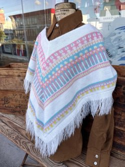 画像3: JACQUARD KIDS VINTAGE PONCHO