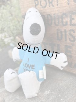 画像5: SNOOPY "I LOVE YOU" DETERMINED 1980'S BEAN DOLL 